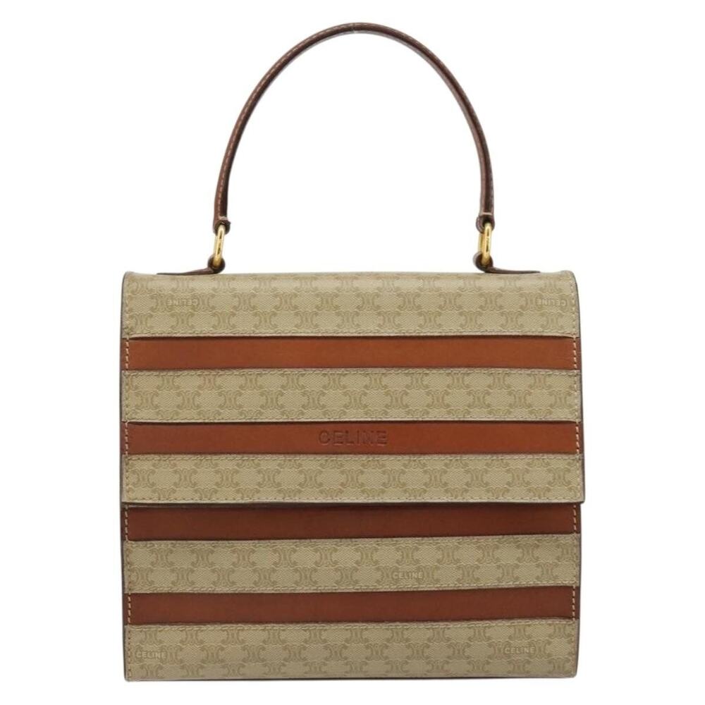 Celine Macadam Handbag Beige